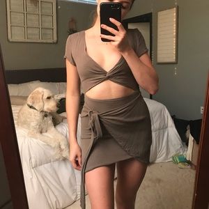 Mini wrap dress